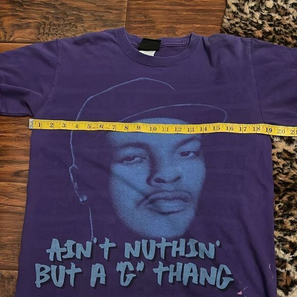 Dr Dre Ain’t Nuthing But A G Thang Purple Graphic Shirt - Picture 5 of 10